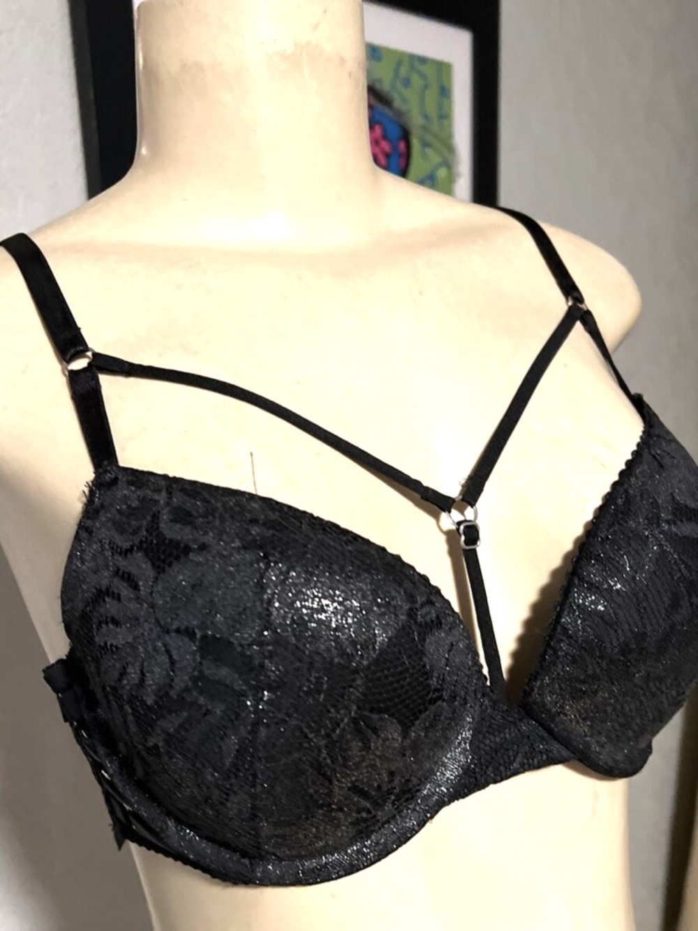 Victoria's Secret Metallic Lace Push-Up Bra